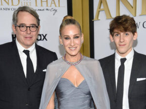 Sarah Jessica Parker and Matthew Broderick’s son James looks like his dad’s double on father-son outing