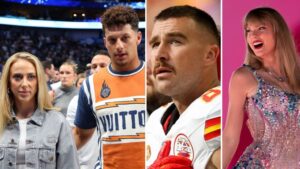 Taylor Swift Went to Travis Kelce’s Kansas City Home Alone After Visiting Patrick, Brittany Mahomes to give him a surprising visit and explore round the town together painting it red and blue