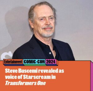 Steve Buscemi’s mysterious villain role in “Transformers one” has finally been revealed ... as Starscream