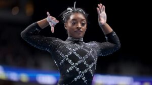 JUST IN: Simone Biles drops major 2028 Olympics hint after winning another gold medal. Cecile Landi, Biles’s gymnastics coach thinks otherwise, Says, “Never gonna see you again in 2028 even if….”