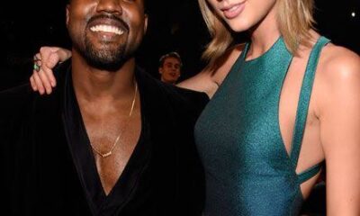 Kanye west (left) Taylor Swift (right)