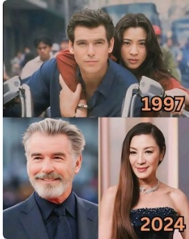 Top Legend Actor Pierce Brosnan and Michelle Yeoh in "Tomorrow Never Dies" (1997) reveals the secret behind the scene. see more