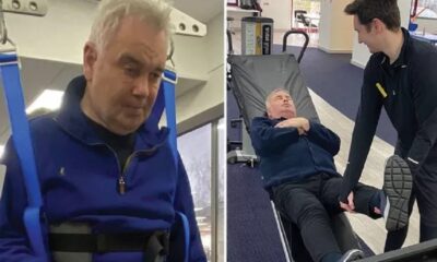 Just In; The Tv Legend Eamonn Holmes Leaves GB News Show Mid-Broadcast Due To Ill Health and was captured by the footage being rushed to the ER in an ambulance