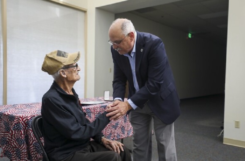 An Alaska veteran is finally getting his benefits — 78 years after the 103-year-old was discharged