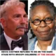 Kevin Costner Refused to be on the Same Stage with Whoopi Goldberg at the Oscars ” Not if my life depend on it”… See more