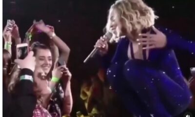 BREAKING NEWS: Beyoncé touched the blind girl from her show the way a mother would and Beyoncé was making sure she felt her presence.. SEE MORE