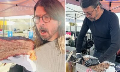 Dave Grohl has expressed his efforts and share his thoughts on why he feeds 450 homeless people after cooking for 16 hours ❤️.. see more