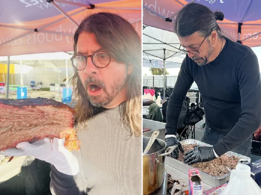 Dave Grohl has expressed his efforts and share his thoughts on why he feeds 450 homeless people after cooking for 16 hours ❤️.. see more