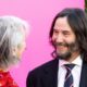 Keanu Reeves Looks Great On The Red Carpet, But Alexandra Grant Outshines Him With Gorgeous Dress In Rare Appearance